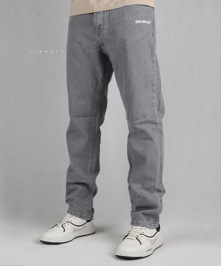 شلوار جین OFF WHITE مام استایل مردانه 5042