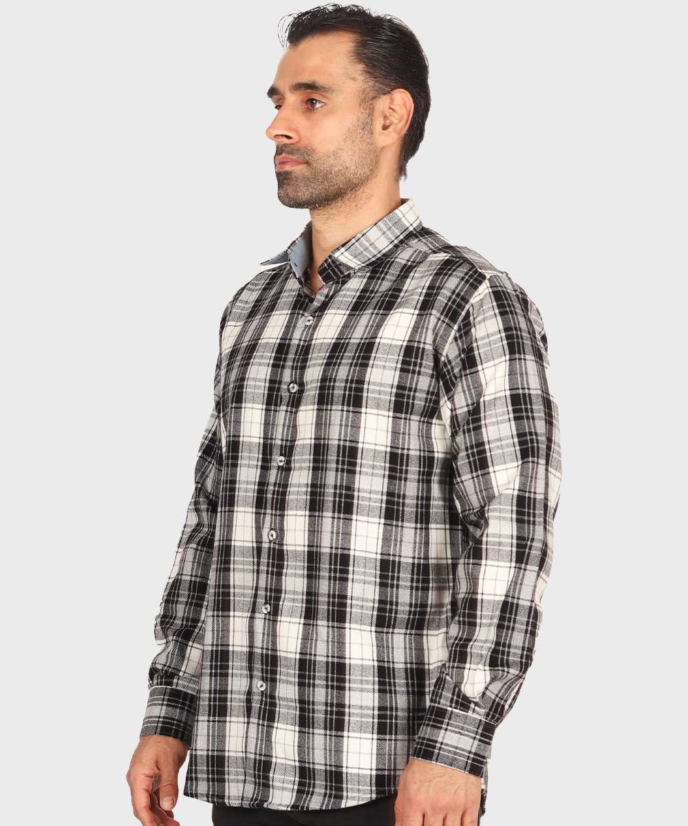         سفید پاییزه پیراهن 0165  - تصویر 5