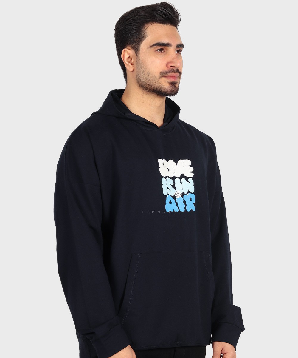                 سورمه ای طوسی مشکی پاییزه هودی 1456  - تصویر 5