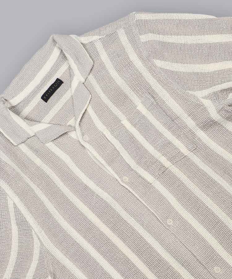 پیراهن یقه انگلیسی مردانه کنفی 5153