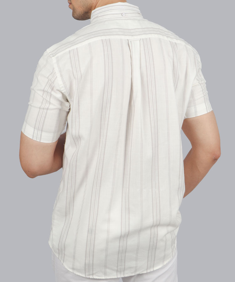                                         شیری پیراهن آستین کوتاه کلاسیک 1158  - تصویر 4