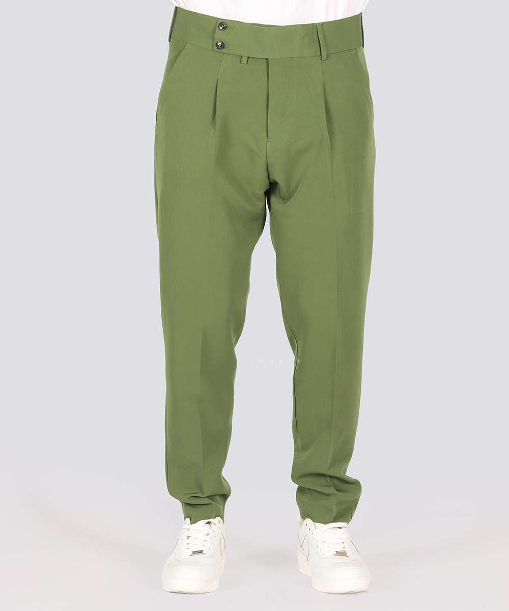 مشکی کرم استخوانی سبز طوسی شلوار پارچه ای مام استایل 2940  - تصویر 5