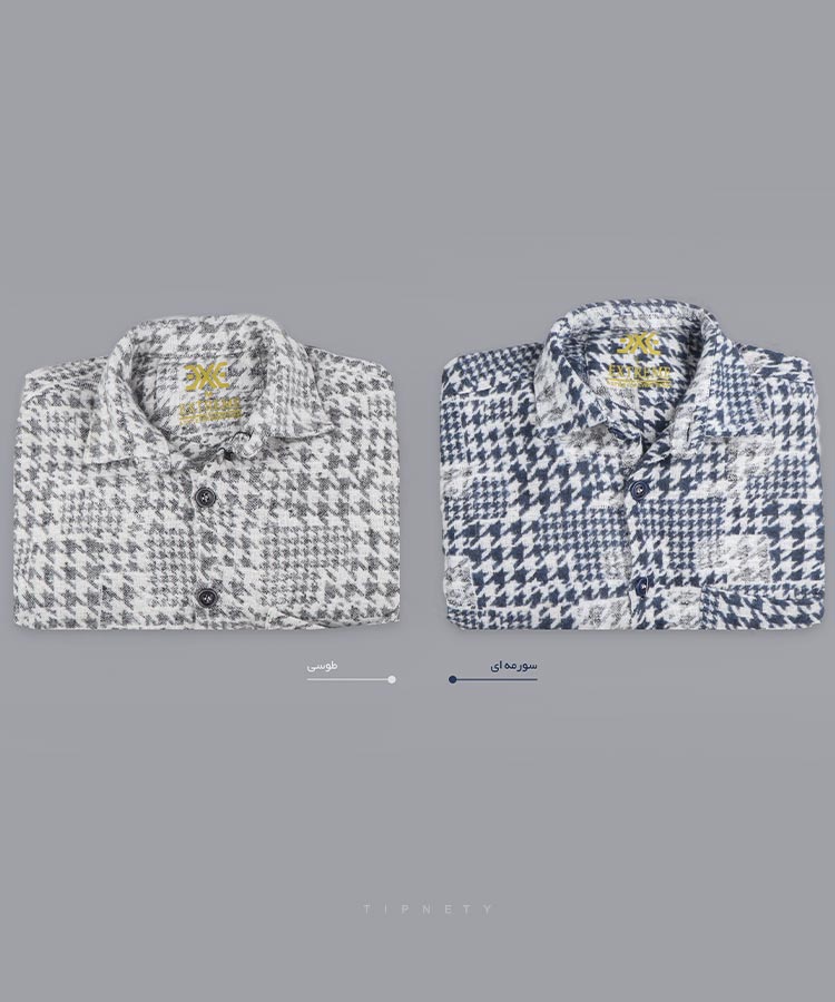                                                                                                                                                                                                                         سورمه ای شکلاتی طوسی مشکی سبز پاییزه پیراهن 0727  - تصویر 6