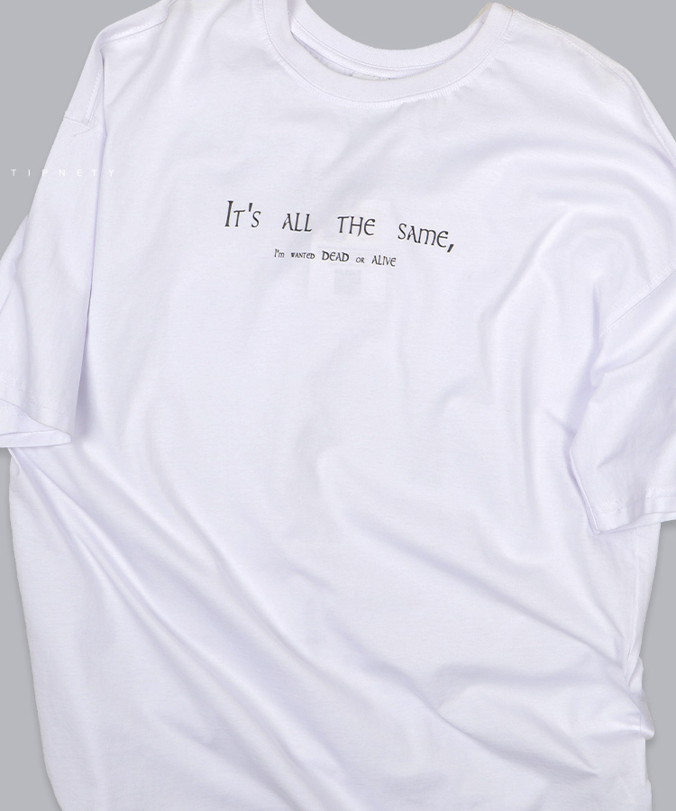                                                       مشکی سفید تیشرت لش 3018  - تصویر 3