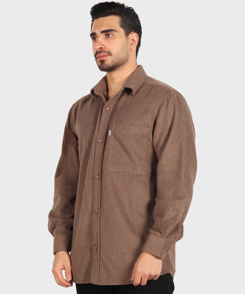                    قهوه ای دودی طوسی مشکی پاییزه پیراهن 0964  - تصویر 8