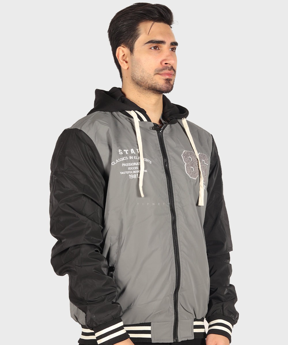                 لجنی طوسی مشکی پاییزه سویشرت 7036  - تصویر 11