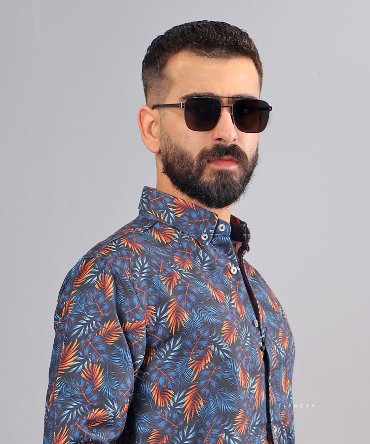 عینک آفتابی رنگ طوسی 6104