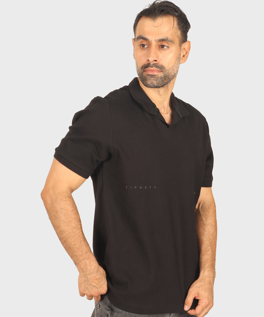                                     سورمه ای صدری آجری آبی روشن مشکی خاکی یشمی کرم تیشرت یقه دار 1756  - تصویر 31