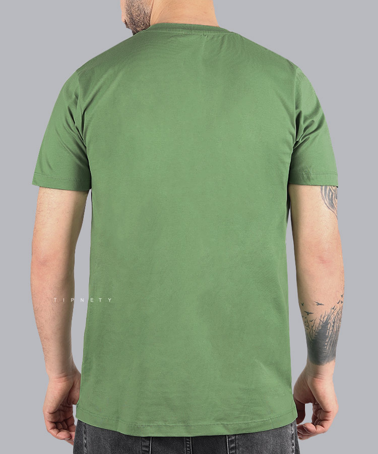                     سبز روشن تیشرت بیسیک 9142  - تصویر 4