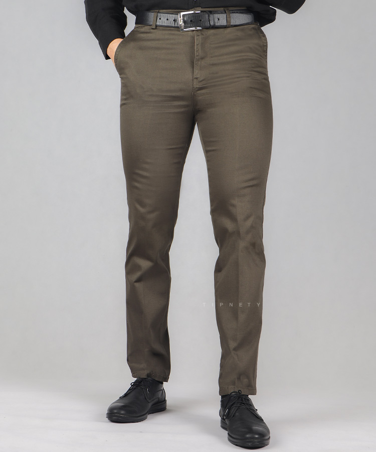 شلوار کتان مردانه راسته ساده 0222