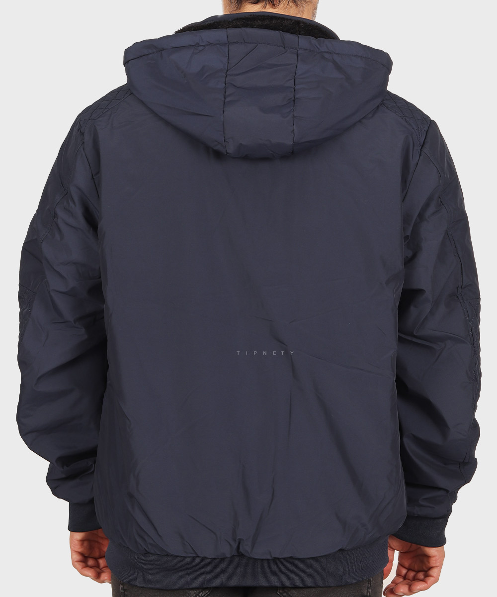         مشکی سورمه ای خاکی زمستانه کاپشن 9808  - تصویر 13