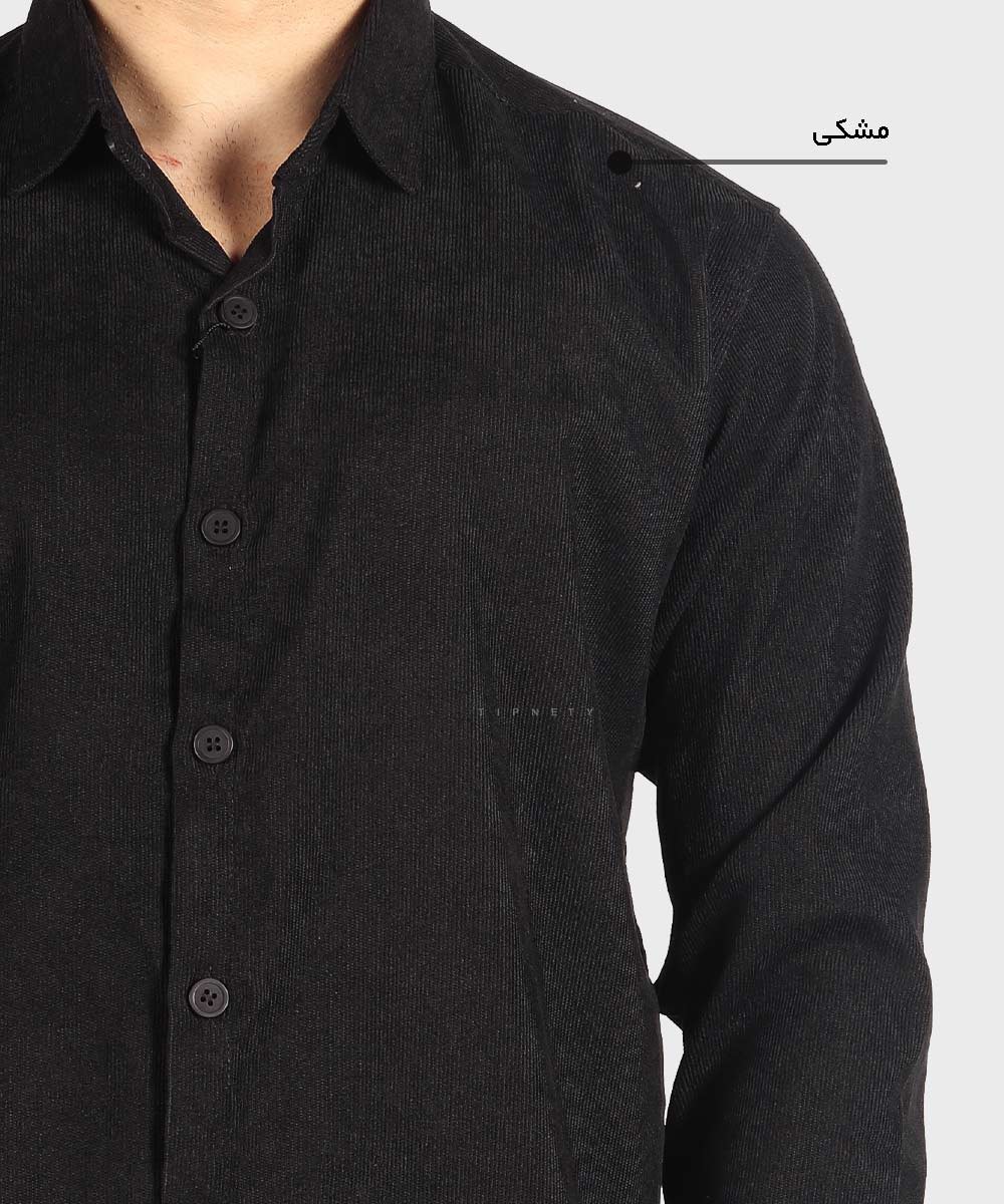               مشکی کرم طوسی لجنی قهوه ای سورمه ای پاییزه پیراهن 0414  - تصویر 8