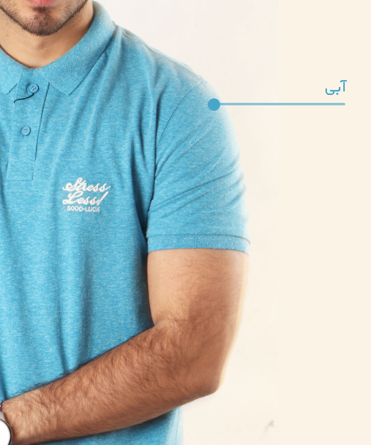                                                                                                                                                                                                                                                                                         سورمه ای لجنی نارنجی آبی فیروزه ای دودی سبز بنفش زرشکی تیشرت یقه دار 1250  - تصویر 7