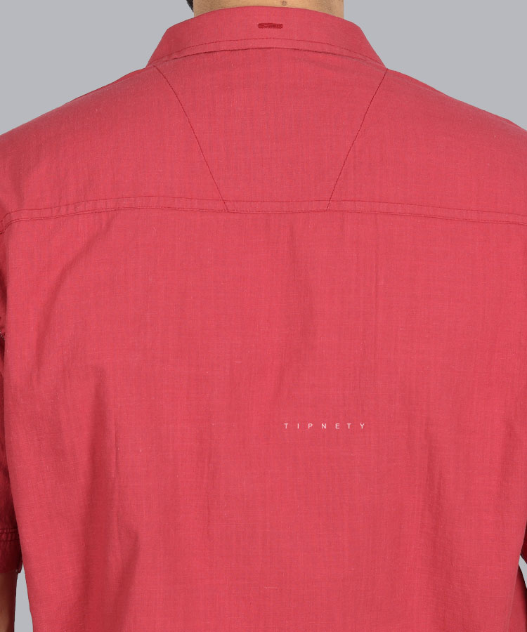                                                                                                                                                       شتری قرمز شکلاتی سبز آبی خاکی پسته ای فیروزه ای کرم یاسی پیراهن آستین کوتاه کلاسیک 4405  - تصویر 5