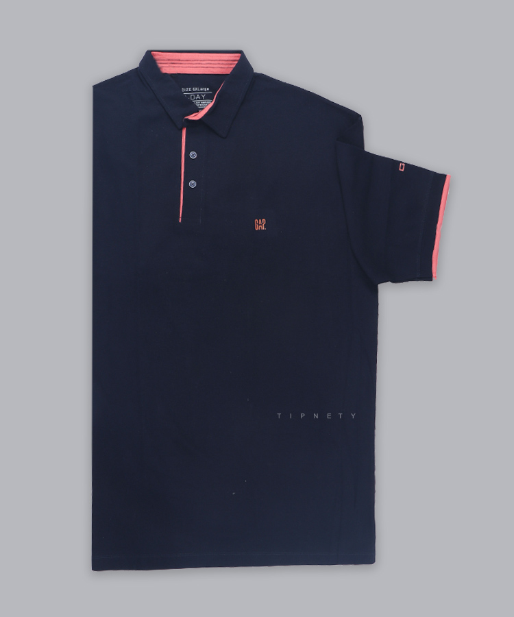 تیشرت یقه دار سایز بزرگ مردانه 5336