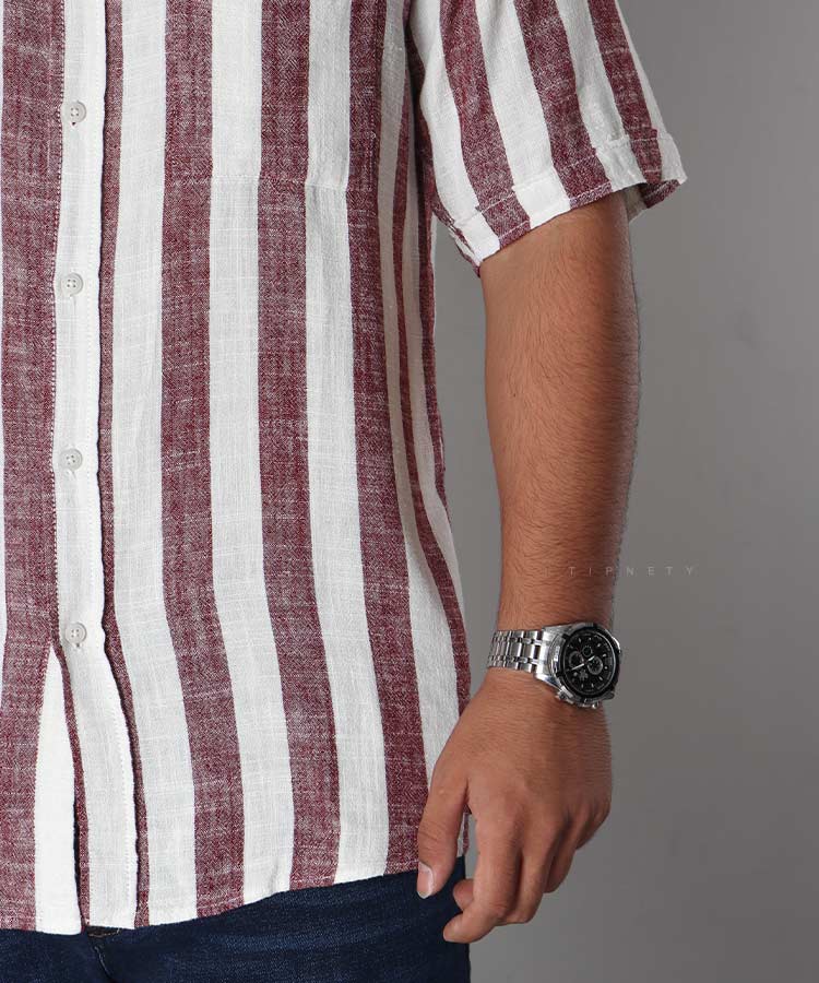 پیراهن لش مردانه کنفی و جیب دار 0822