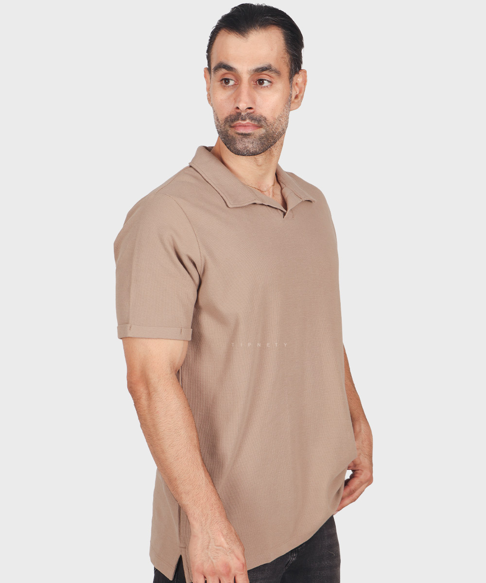                                     کرم روشن سورمه ای دودی صدری خاکی یشمی آبی روشن مشکی تیشرت یقه دار 1741  - تصویر 19