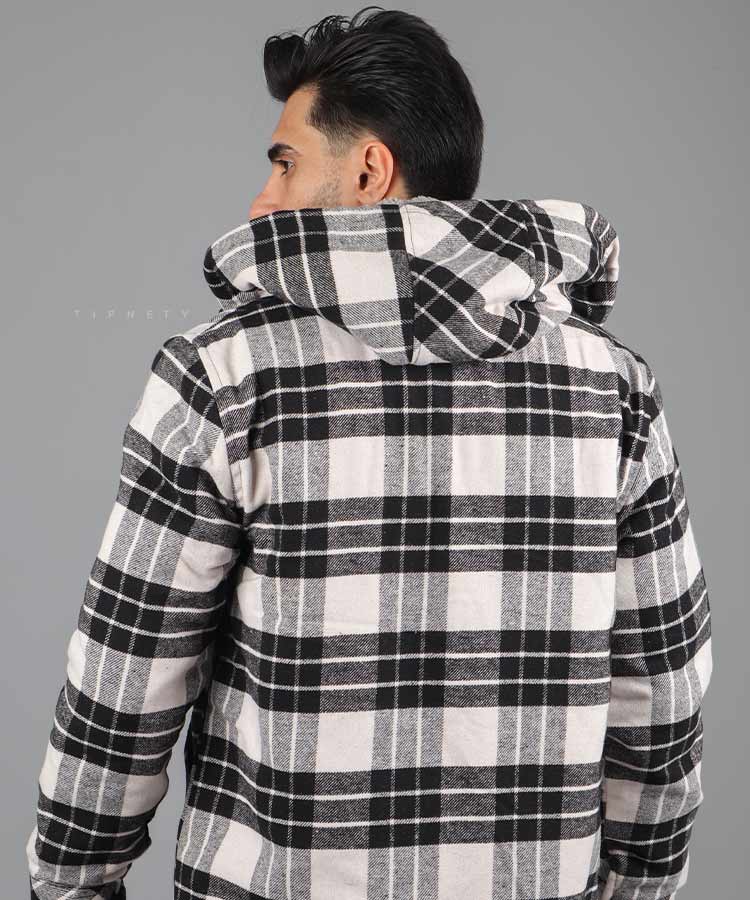                 سفید مشکی زمستانه کاپشن 1333  - تصویر 3