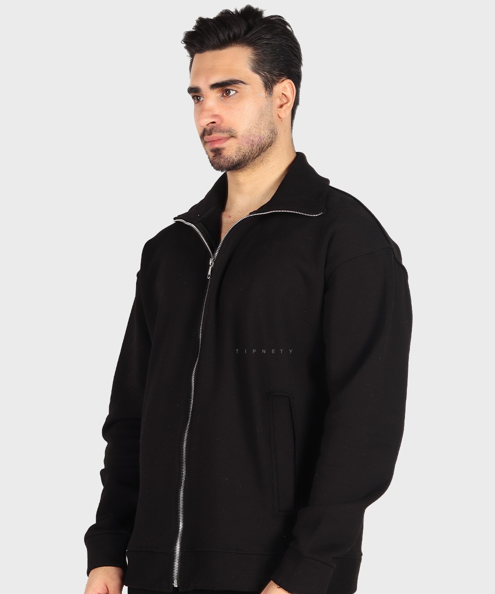                 سورمه ای مشکی شیری طوسی آبی روشن کرم قهوه ای پاییزه سویشرت 5086  - تصویر 17