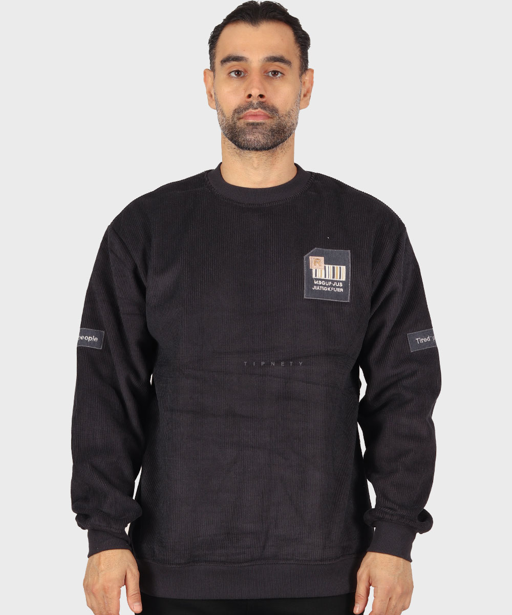                                         خاکی طوسی مشکی پاییزه پلیور 9803  - تصویر 3