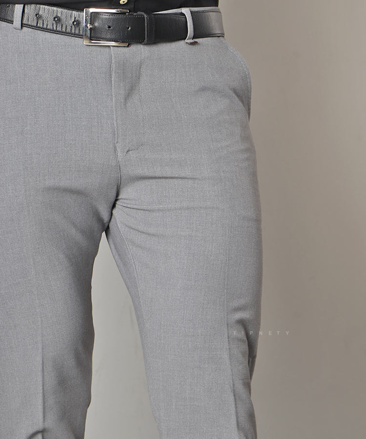                               طوسی سورمه ای شلوار پارچه ای فیت 3199  - تصویر 2