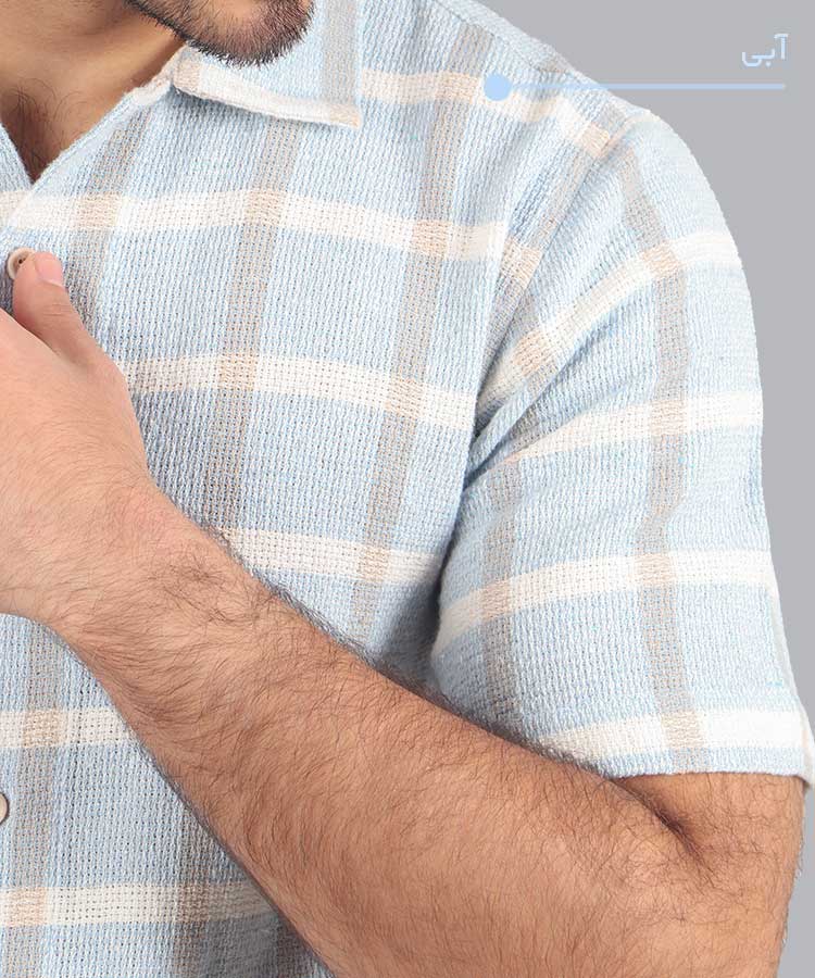                                                                       آبی شکلاتی طوسی پسته ای پیراهن لش 0235  - تصویر 6