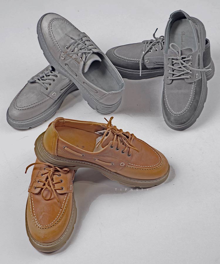                   مشکی طوسی عسلی کفش کژوال 0031  - تصویر 4