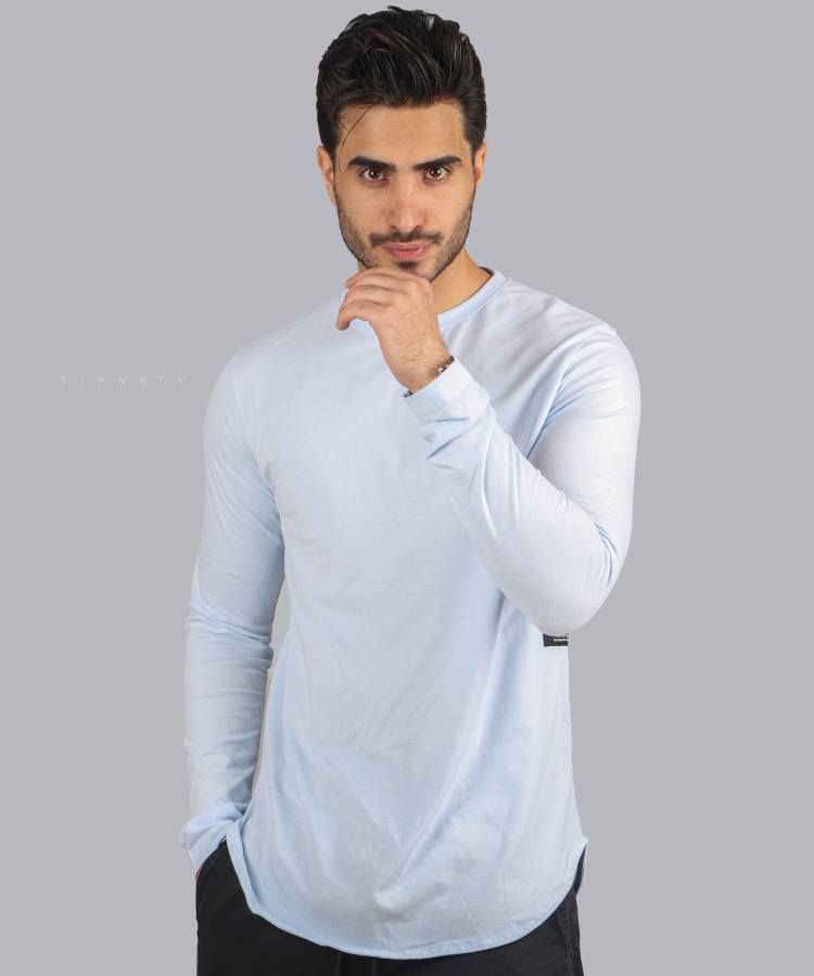 تیشرت مردانه آستین بلند ساده 5172
