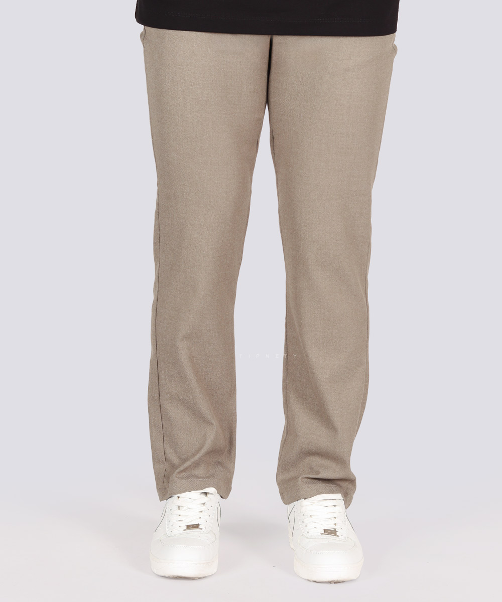                                     ذغالی کرم تیره صدری زیتونی طوسی تیره شلوار پارچه ای اسلش 0140  - تصویر 7