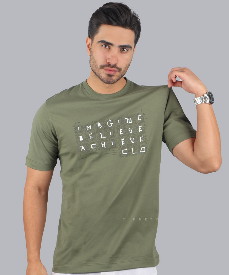 تیشرت طرح دار مردانه 1365