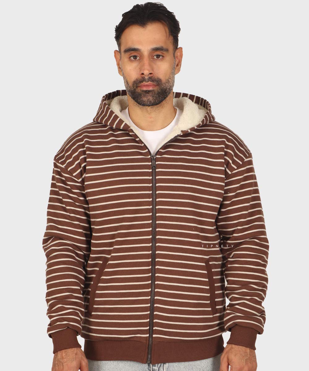                         ملانژ قهوه ای آبی کرم سبز پاییزه سویشرت 1540  - تصویر 3