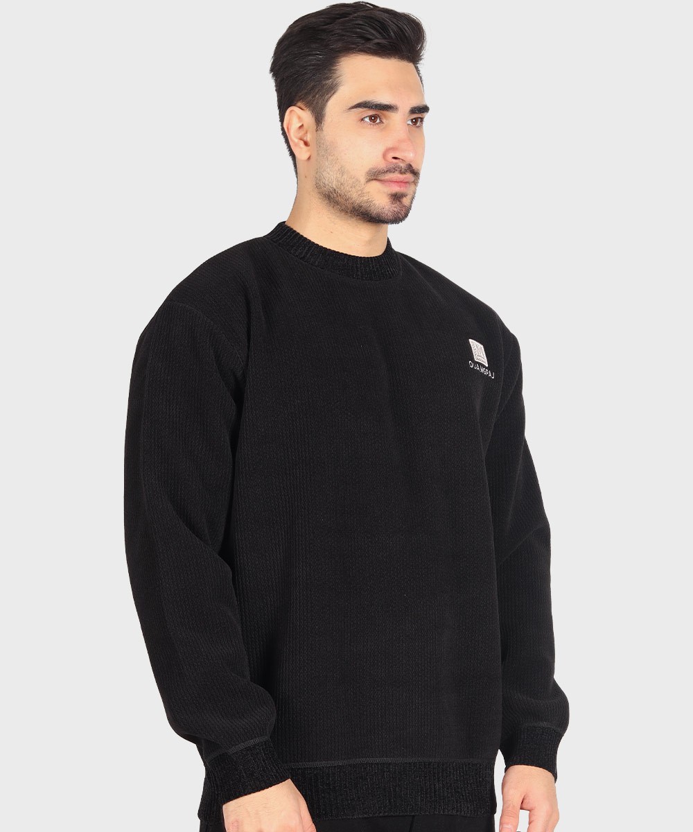 مشکی عسلی شیری پاییزه پلیور 7135  - تصویر 14