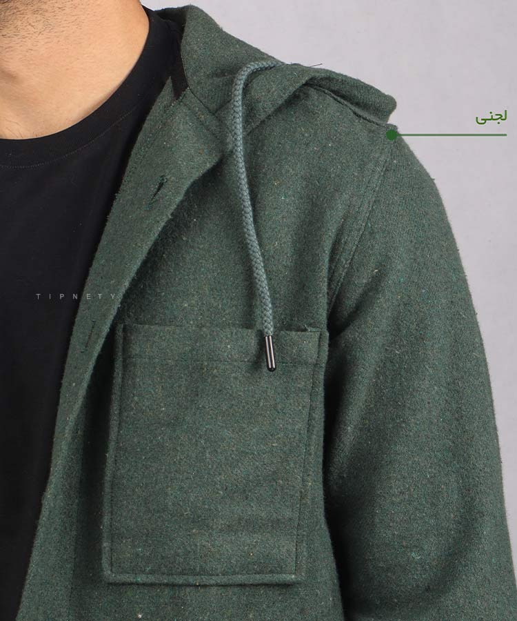                                                                                                                                                                                                                                                                             پاییزه ژاکت 2028           ملانژ شکلاتی خردلی لجنی پاییزه سویشرت 2028  - تصویر 8
