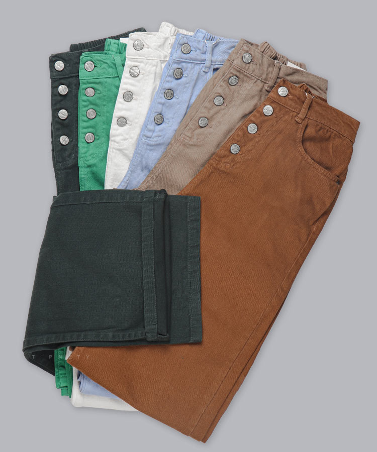 شلوار بگ زنانه کتان 0365