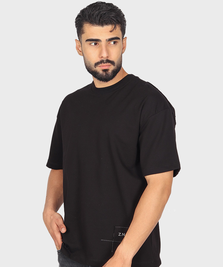                                                             صدری خاکی شیری مشکی تیشرت لش 1607  - تصویر 5