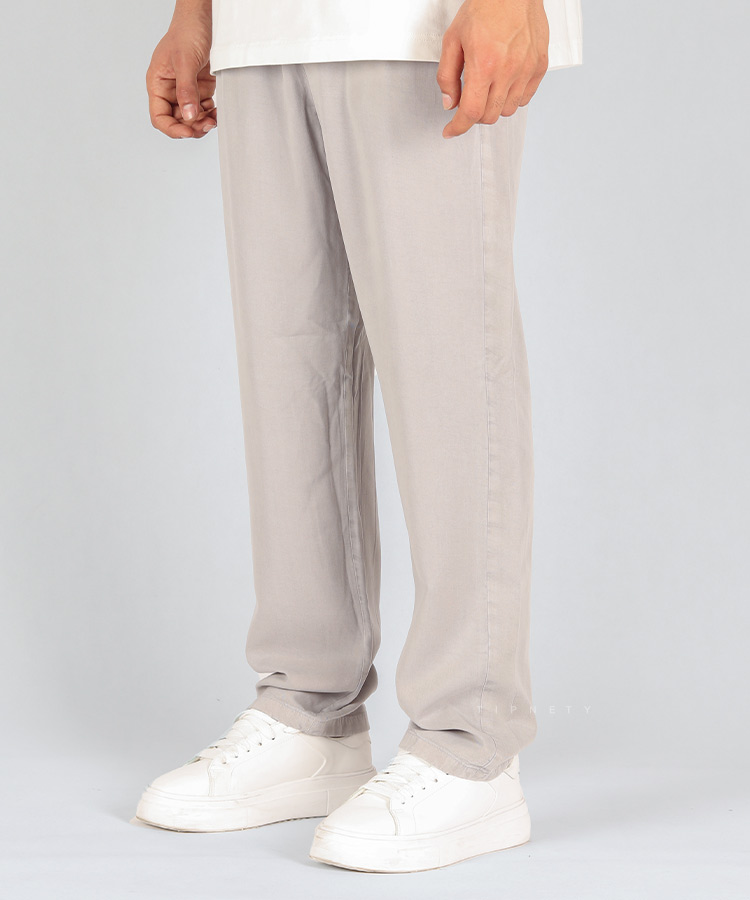 شلوار پارچه ای مردانه میلانو طوسی روشن 0724