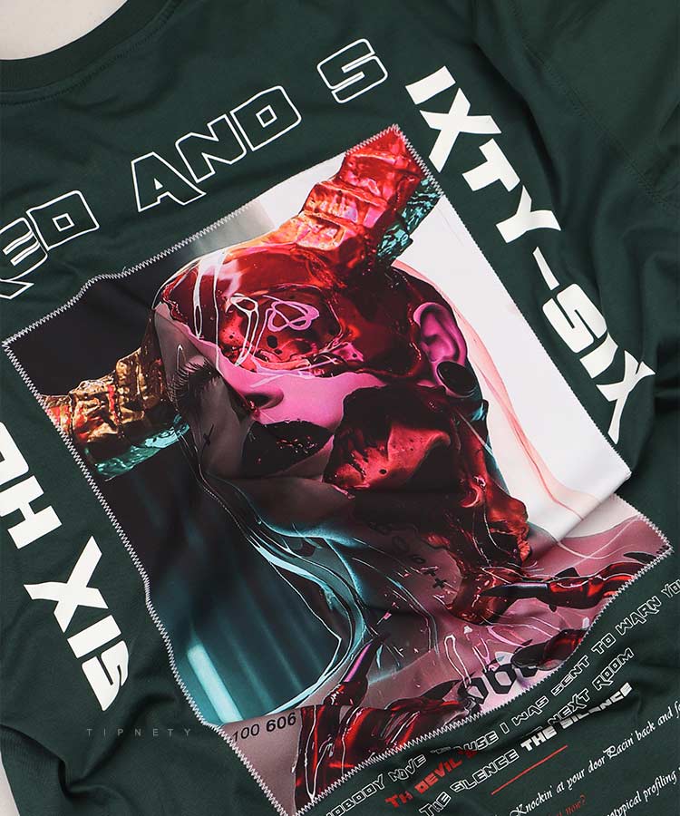                                                                                                                                                   مشکی سفید یشمی تیشرت لش 3025  - تصویر 7