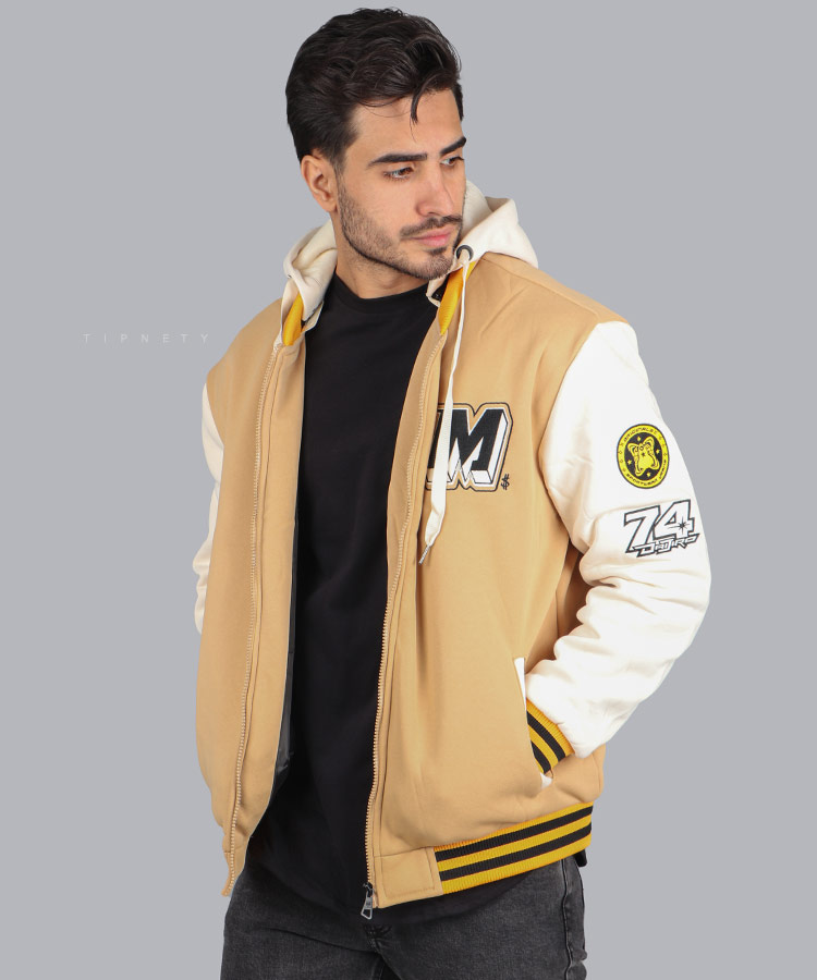 سویشرت مردانه مدل بیسبالی 7756