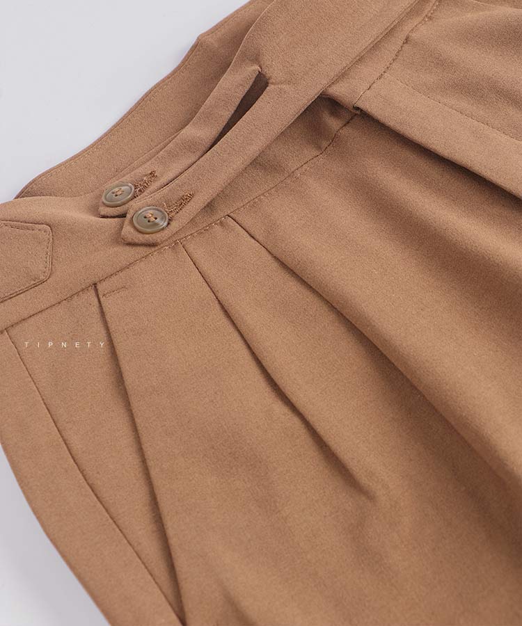                                                                                                                         ذغالی مشکی شکلاتی سبز کرم شلوار پارچه ای فیت 0780  - تصویر 11