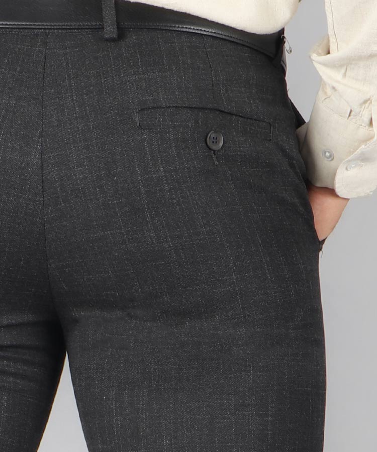                                                             قهوه ای ذغالی سورمه ای طوسی سبز شلوار پارچه ای راسته 0270  - تصویر 10