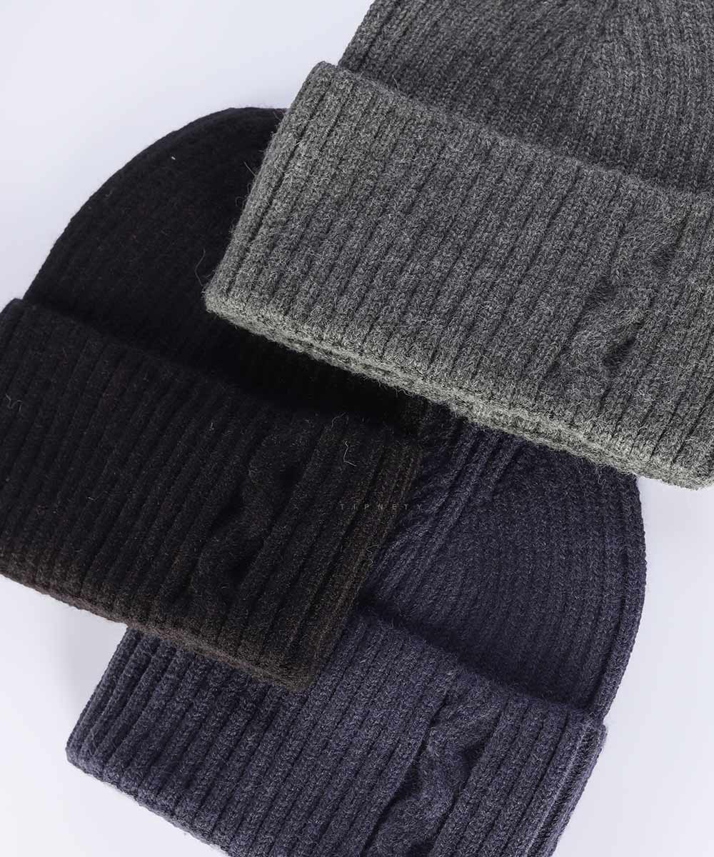 کلاه بافتنی زمستانه ساده 2059