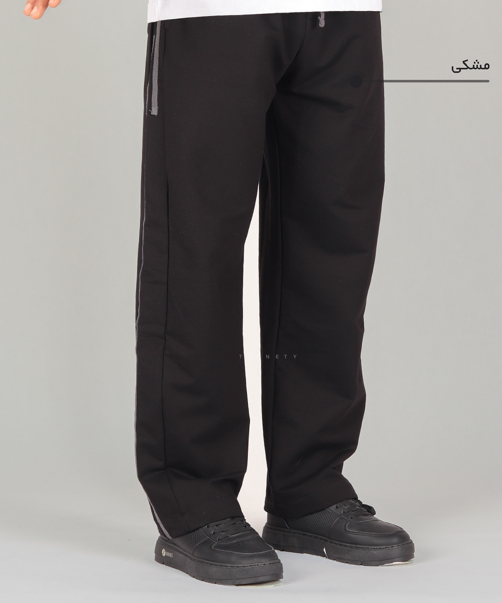         طوسی تیره سورمه ای مشکی شلوار پارچه ای بگ استایل 2020  - تصویر 3