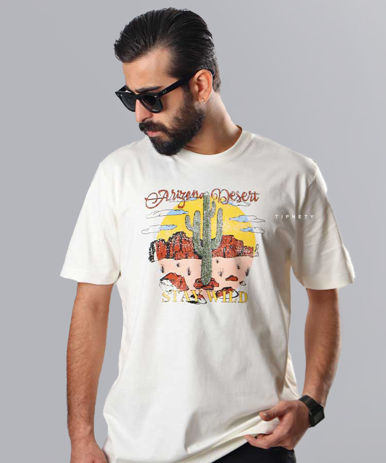 تیشرت طرح دار مردانه 1976 تیشرت طرح دار مردانه 1976