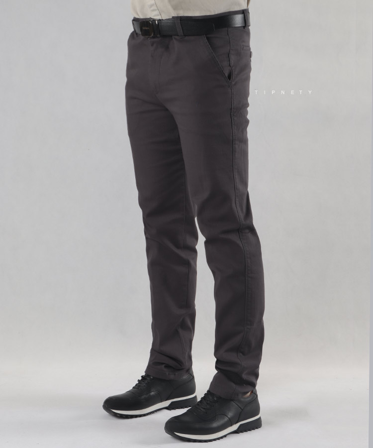 شلوار کتان مردانه راسته ساده 2313