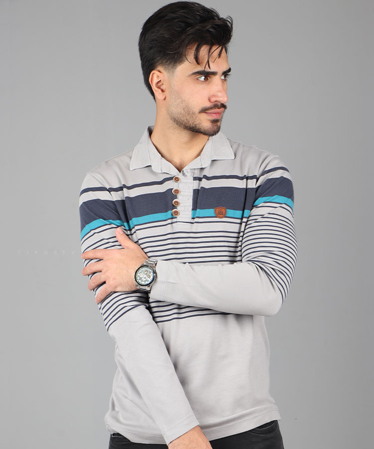                                                                                                                                                                 قرمز نارنجی آبی زرشکی پاییزه تیشرت 1253  - تصویر 3