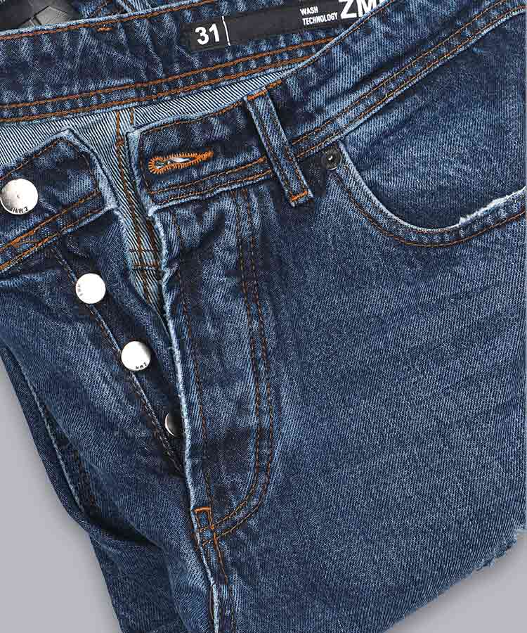 شلوار جین ریلکس وینتیج مردانه زاپ دار 5013