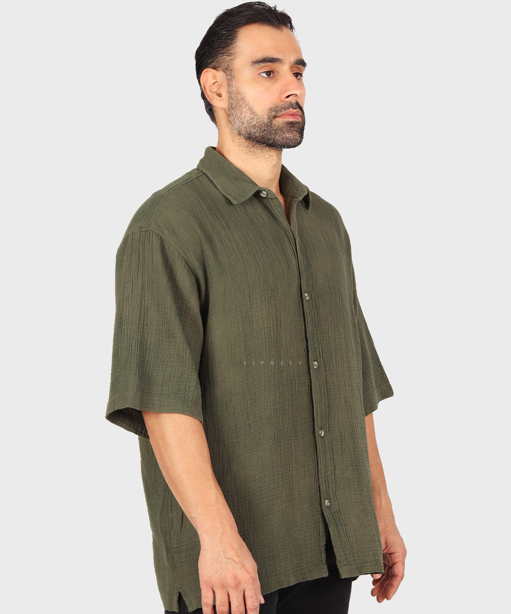                                     کرم خاکی آبی روشن سورمه ای قهوه ای مشکی لجنی پیراهن لش 2683  - تصویر 30