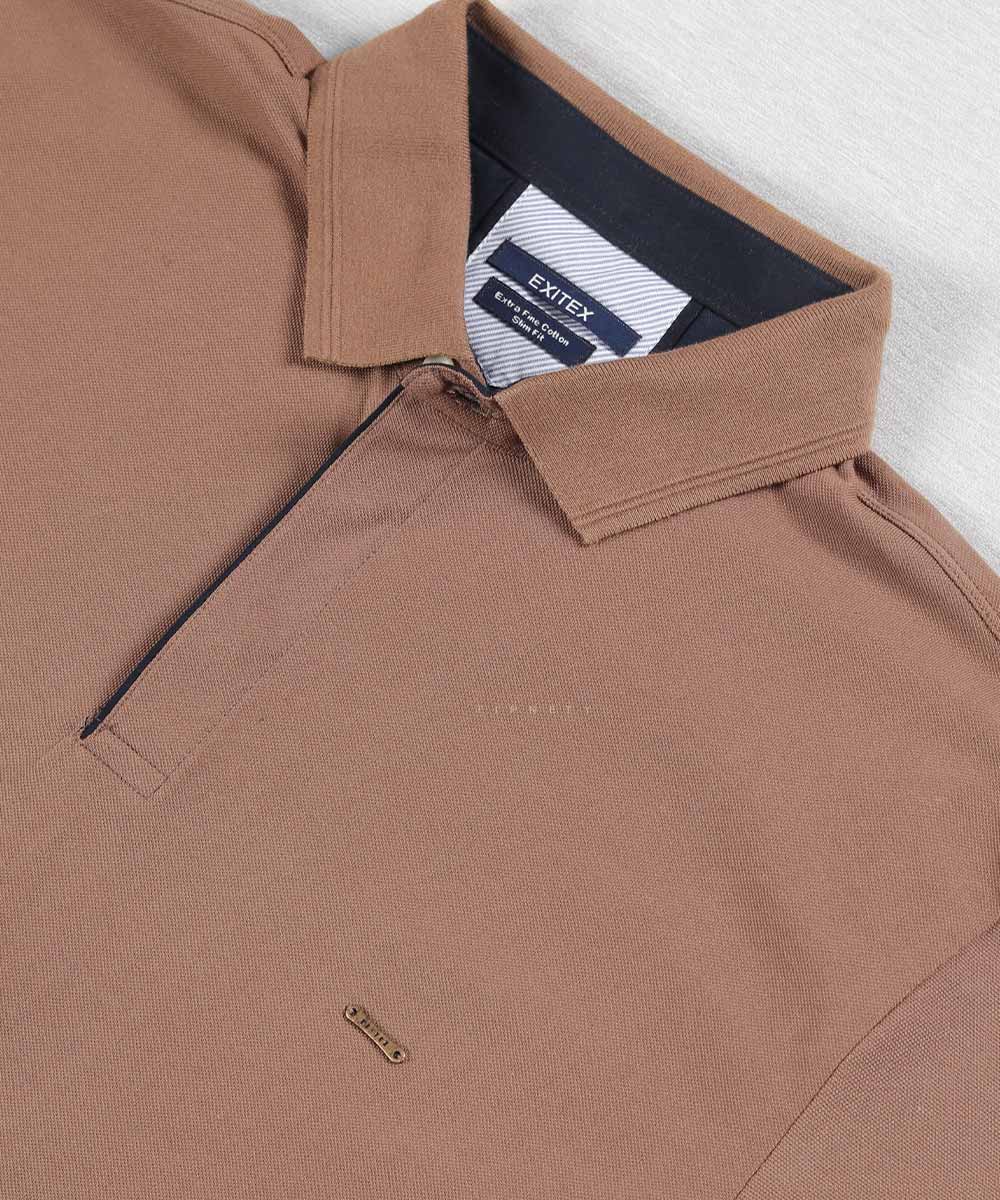 مشکی زیتونی   روشن قهوه ای بنفش سورمه ای ملانژ سفید آبی قرمز تیشرت یقه دار 0555  - تصویر 17