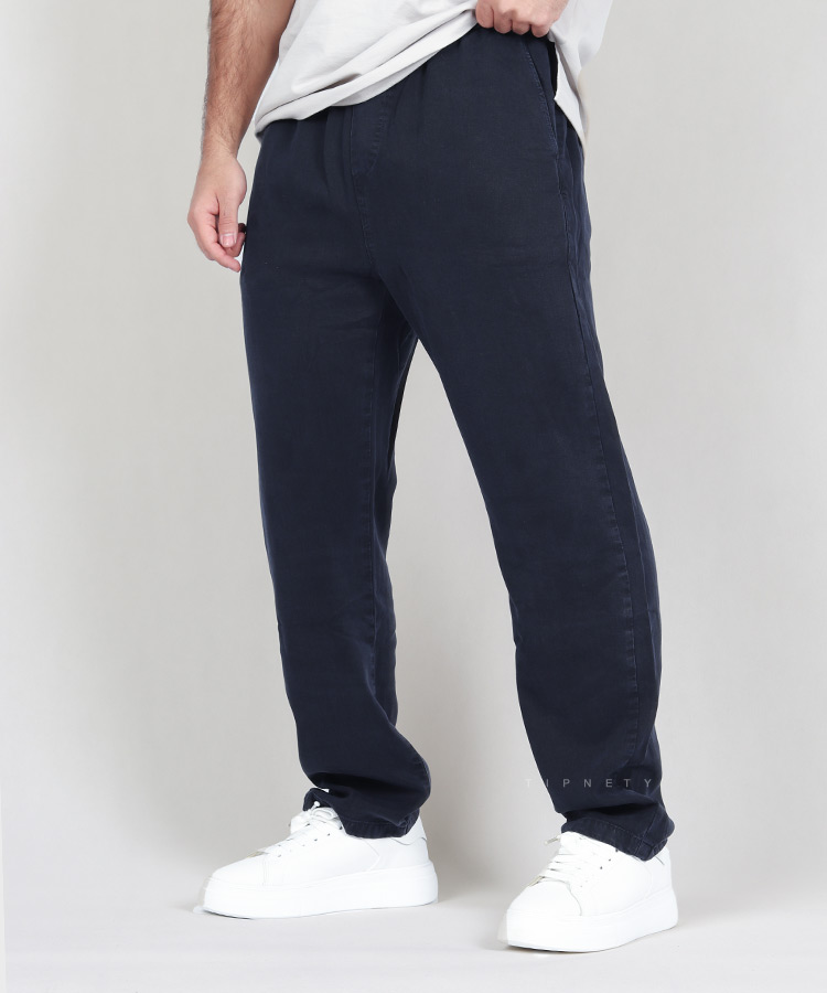                                     سورمه ای کرم تیره استخوانی قهوه ای شلوار پارچه ای اسلش 1360  - تصویر 5