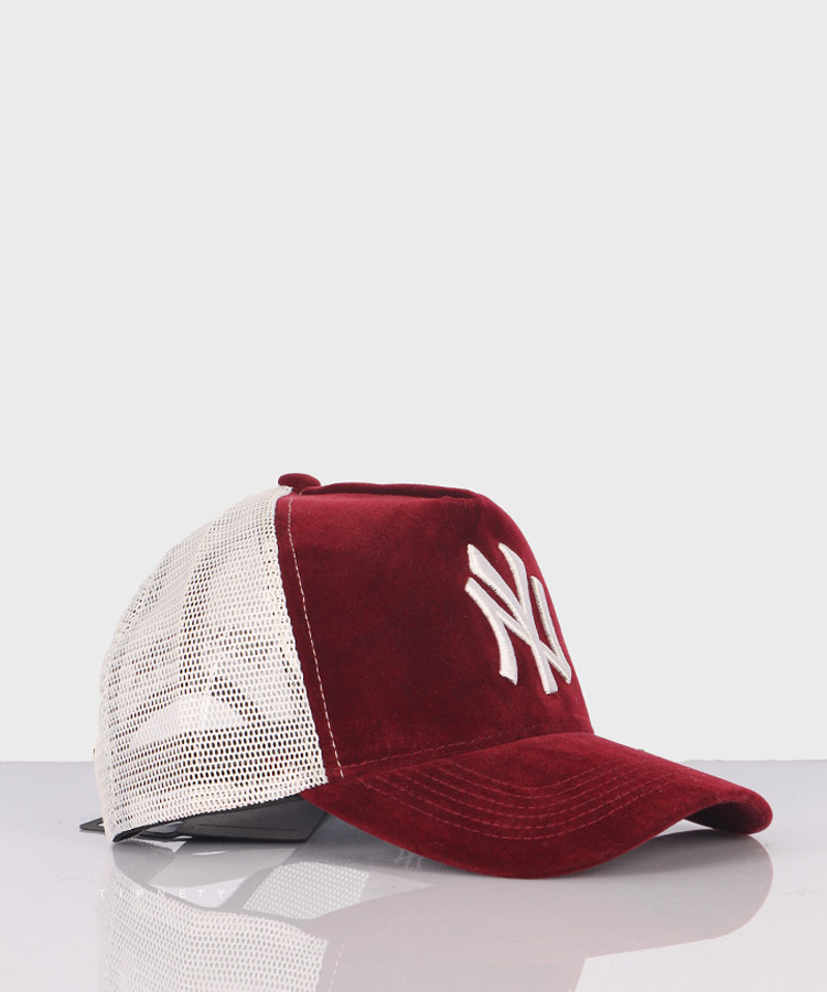 کلاه کپ مخملی NY نیویورک پشت توری 1933